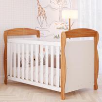 Berço Americano Marquesa 3 Em 1 100%MDF com Colchão