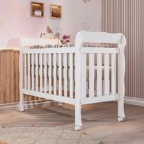 Berço Americano Marquesa 3 em 1 Mini Cama Lila 100% MDF Branco