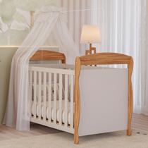 Berço Americano Marquesa 3 Em 1 Mini Cama Mini Sofá Off White 100% MDF