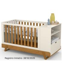 Berço Americano Matic Bkids Off White Freijó Eco Wood