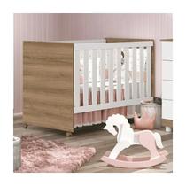 Berço Americano Mini Cama 3 em 1 Bebê Infantil Katatau Branco/Mezzo - Rede Móveis Berço Americano Mini Cama 3 em 1 Bebê Infantil Katatau Branco/Mezzo - Rede Móveis