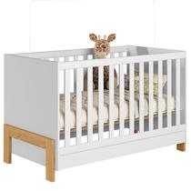 Berço Americano Mini Cama Fantasia 4300 Branco Acetinado Qmovi