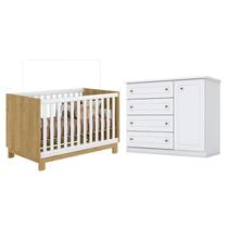 Berço Americano Mini Cama Q Encanto Slim Freijó Branco Acetinado - Qmovi e Cômoda Infantil Americano Branco HP - Henn Berço Americano Mini Cama Q Encanto Slim Freijó Branco Acetinado - Qmovi e Cômoda Infantil Americano Branco HP - Henn