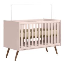 Berço Americano Mini Cama Retrô Q Encanto Rosa - Qmovi