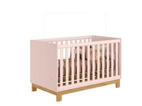 Berço Americano Mini Cama Rosa Q Encanto Slim