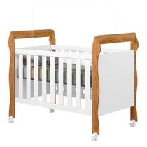 Berço Americano Mini Cama Soninho MDF Amadeirado Tigus Móveis