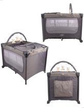 Berço Americano Multifuncional 3x1 Bebê Mini Cama Quarto Bebê Nenê Nenem Criança Compacto Joly Chiqueirinho Com Trocador Mobile e Mosquiteiro