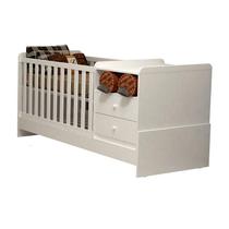 Berço Americano Multifuncional Selena Branco Brilho - Carolina Berço Americano Multifuncional Selena Branco Brilho - Carolina