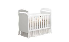 Berço Americano Provençal Danny Branco Brilho - Reller