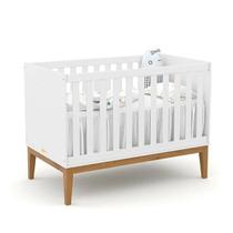 Berço Americano Unique Matic Laqueado Branco SoftEco Wood