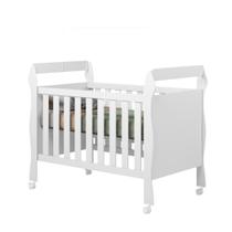 Berço Bercinho Vira Mini Cama 100% MDF Grade Removível