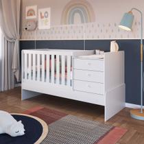 Berço Cama Multifuncional s/ Auxiliar 196cm Sem Colchão Linha BB BB680 Completa Móveis