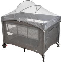 Berço Cercado Desmontavel Portatil Kiddo Dreams Grafite