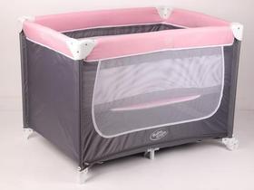 Berço Cercado Portátil Confort Rosa Baby Style
