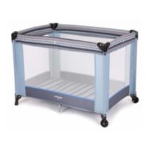 Berço Cercado Portátil Para Bebê Até 15kgs Fit Azul Voyage