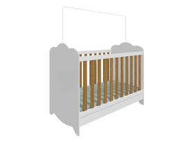 Berço Clara Moveis Peroba Americano Provençal MDF Berço Clara Moveis Peroba Americano Provençal MDF