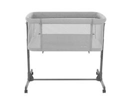 Berço Co-Sleep Noah Light Grey KikkaBoo