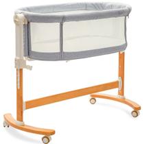 Berço Co-Sleeper Eternity Cinza (0 à 9 kg) - Singular Baby