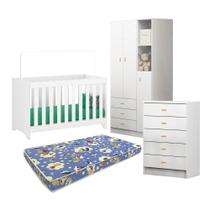 Berço colchão Cômod Guarda Ro Ditália BBI51 BB120 BB322 Berço colchão Cômod Guarda Ro Ditália BBI51 BB120 BB322