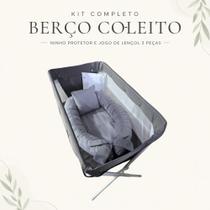 Berço CoLeito Bebê Completo com Ninho Redutor Dupla Face e Lençol Algodão Berço CoLeito Bebê Completo com Ninho Redutor Dupla Face e Lençol Algodão