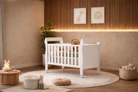 Berço com colchão que vira Cama Magia - MobiBaby Berço com colchão que vira Cama Magia - MobiBaby