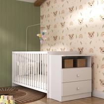 Berço Cômoda para Colchão 60x130cm Beijinho Multimóveis BB2870