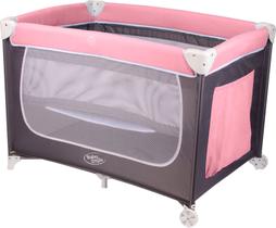 Berço Compacto Confort Bebê Cercado Chiqueirinho Portátil Com Mosquiteiro