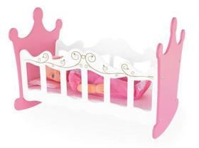 Berço De Balanço Para Bonecas Princesas Brinquedo Mdf - 416 Junges Berço De Balanço Para Bonecas Princesas Brinquedo Mdf - 416 Junges