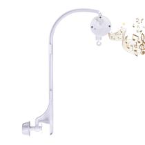 Berço de bebê, braço móvel SAGOOITS, 61 cm, ajustável com caixa de música