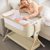 Berço de bebê Larex Bedside Sleeper com armazenamento e rodas