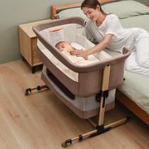 Berço de bebê Soobaby 3 em 1, cama portátil ajustável, cáqui