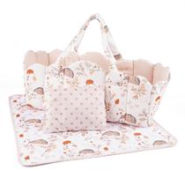 Berço de boneca BABESIDE com conjunto de roupa de cama para bonecas de 43 a 56 cm