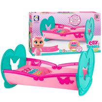 Berço De Boneca Cry Babies Bercinho Dos Sonhos De Brinquedo Para Bebês 35cm 2713 - Cotiplás