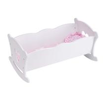 Berço de boneca HILIROOM HILIROOM Baby Wooden para bonecas de 18 polegadas Berço de boneca HILIROOM HILIROOM Baby Wooden para bonecas de 18 polegadas