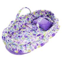 Berço de boneca June Garden Cozy Dream Portable Carrier Purple
