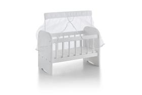 Berço de Boneca Ninar Branco - Compmovel