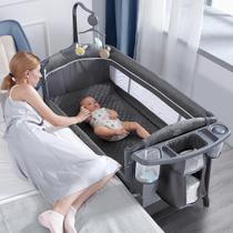Berço de cabeceira BabyBond com trocador e celular