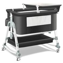 Berço de cabeceira Uuoeebb 4 em 1 com vestiário e armazenamento Berço de cabeceira Uuoeebb 4 em 1 com vestiário e armazenamento