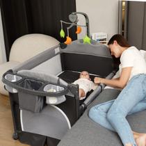 Berço de Cabeceira Zdolmy 4 em 1 com Trocador para Bebês