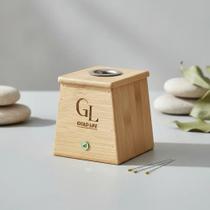 Berço De Madeira Para Moxa Bastão Com 1 Furo - Goldlife