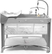 Berço Desmontável 0-15kg Multikids Baby Daydream Cinza Bb404