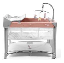Berço Desmontável 0-15kg Multikids Baby Daydream Rosa BB389
