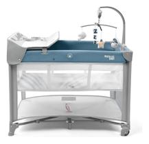 Berço Desmontável 015kg Multikidsbaby Daydream Azul Bb388