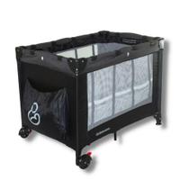 Berço desmontavel affetto preto - galzerano