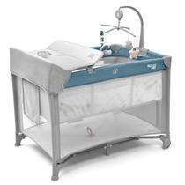 Berço Desmontável DayDream Azul Multikids Baby suporta até 15kg