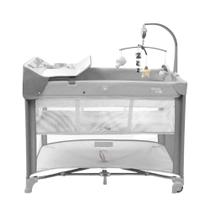 Berço Desmontável DayDream Portátil 0 A 15kg Cinza Multikids Baby - BB404 Berço Desmontável DayDream Portátil 0 A 15kg Cinza Multikids Baby - BB404