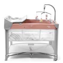 Berço Desmontável Rosa Daydream Multikids Baby Com Sistema de Alturas Berço Desmontável Rosa Daydream Multikids Baby Com Sistema de Alturas