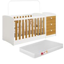 Berco e comoda de bebe com colchao portatil americano 3 em 1 moises Mini cama Baby Infantil Quarto Móveis Montessoriana Multifuncional Moisés - Moveis bela