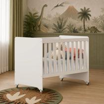 Berço Evolution 4 em 1 100% MDF para Colchão 130x70 cm Branco/Fosco Berço Evolution 4 em 1 100% MDF para Colchão 130x70 cm Branco/Fosco