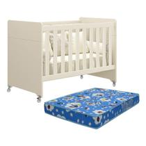 Berço Evolution 4 em 1 com Colchão Baby Physical - Reller Móveis